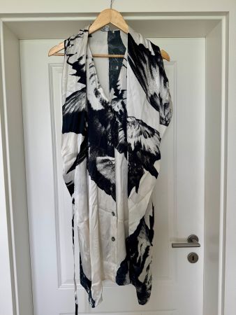 Robe en soie collector » Birds » Ann Demeulemeester